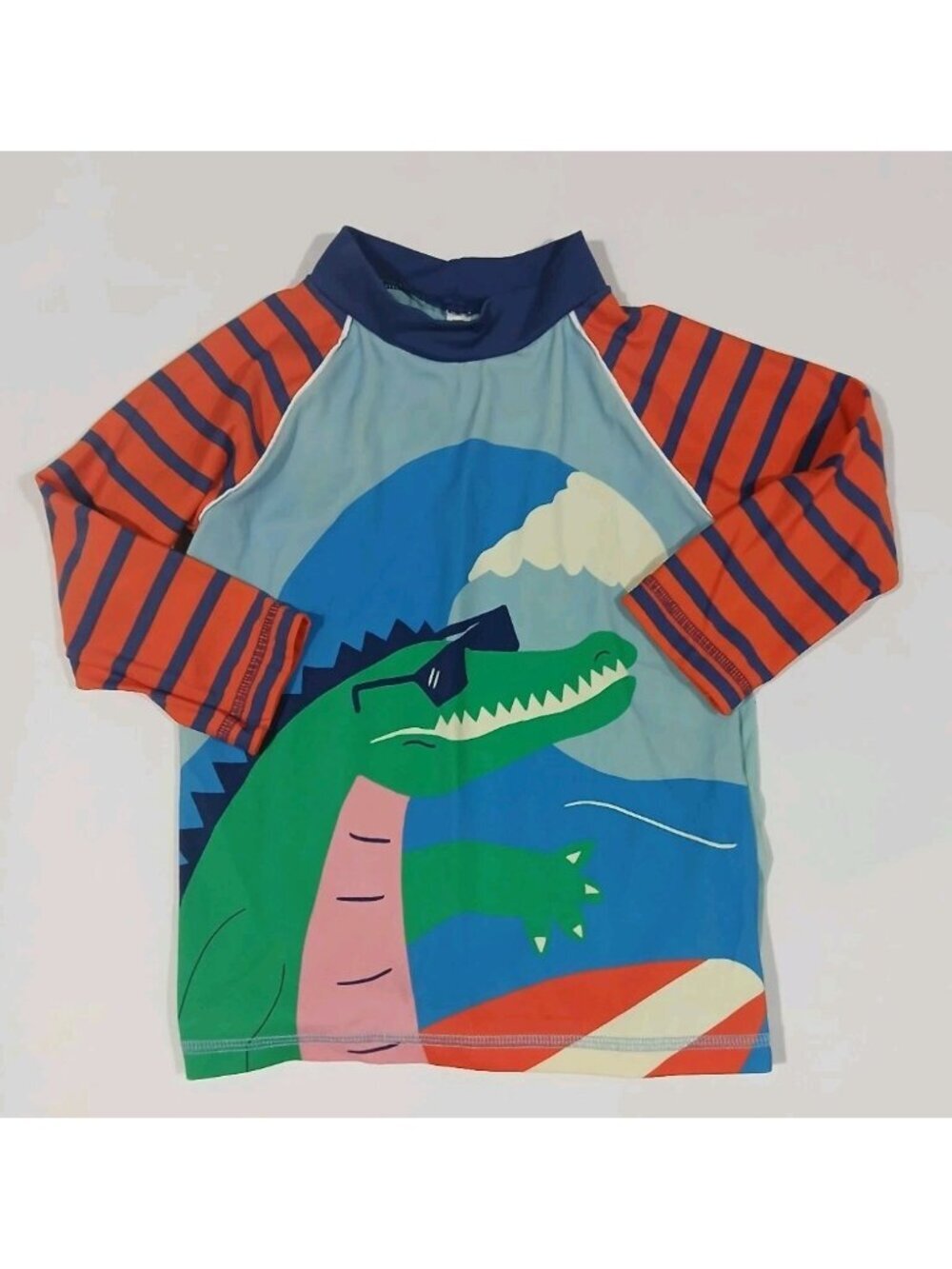 Mini Boden L/S Rash Guard Swimsuit Pants - Picture 3 of 11